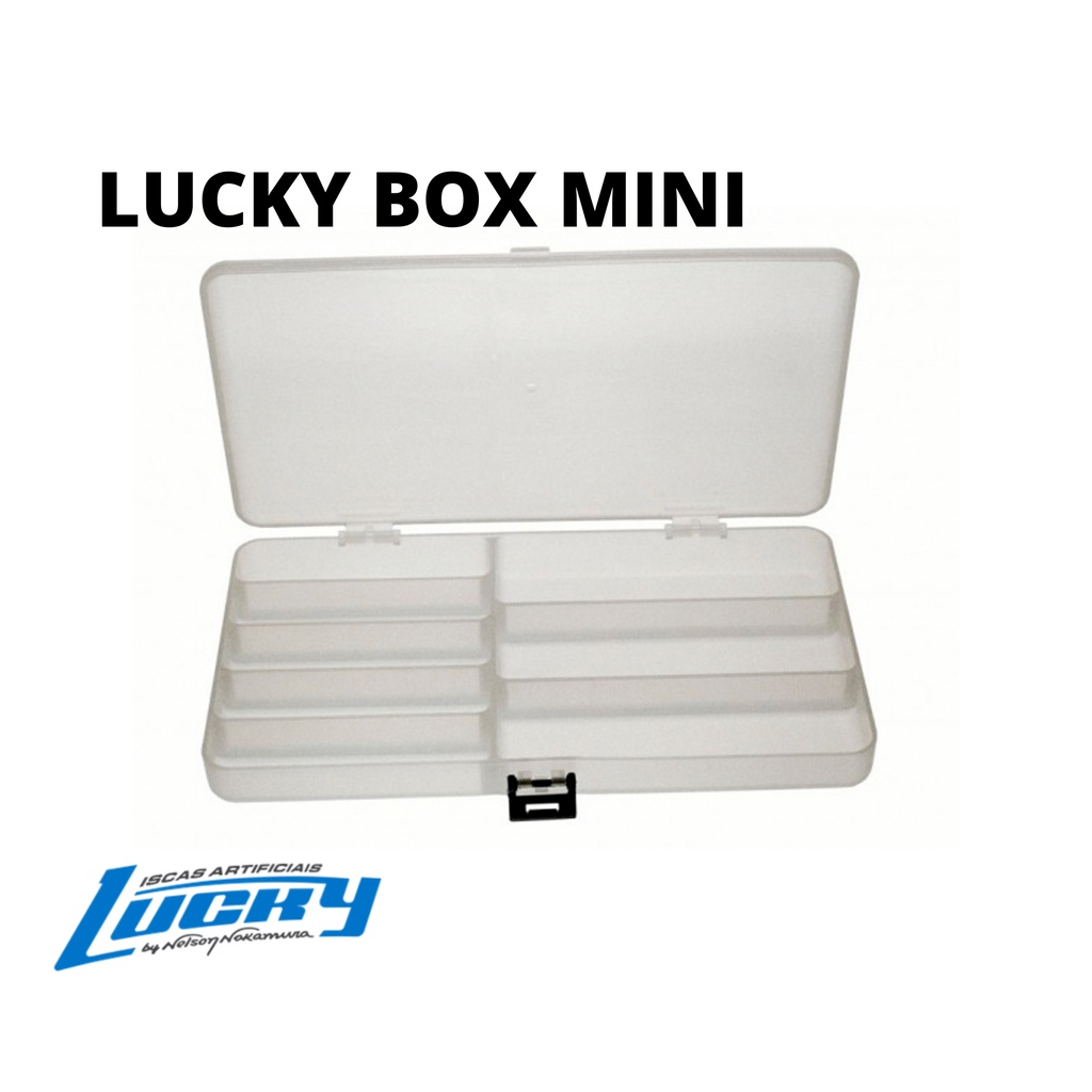 ESTOJO PORTA ISCA PESCA NELSON NAKAMURA LUCKY BOX MINI - Shop do