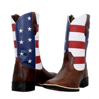 Bota Country Texana Masculina Bico Quadrado Preço Exclusivo EUA