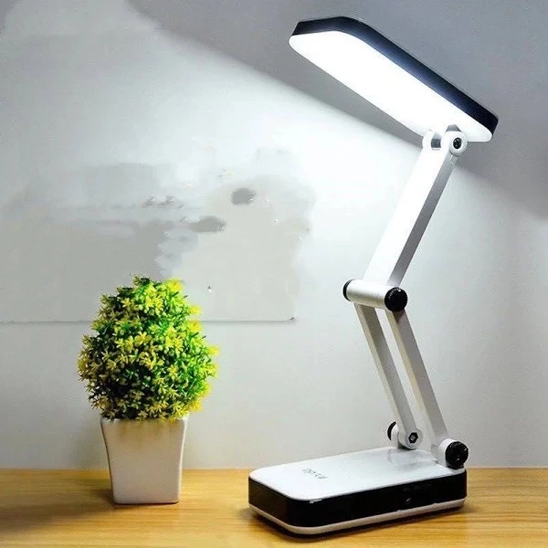 Luminária portátil 24 LEDs dobrável recarregável