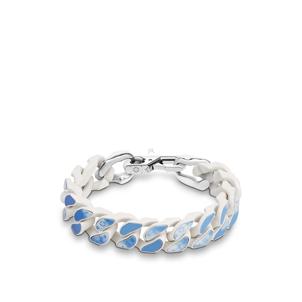 Loui Vu itton Colar De Corrente Monograma Nuvens