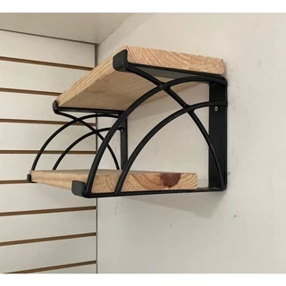 Mão Francesa Dupla Reforçada Design 2 20/15cm Kit C/2 Peças