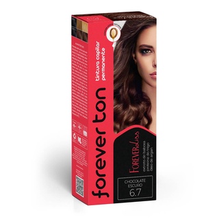Tinta de Cabelo Forever Ton 6.7 Chocolate Escuro