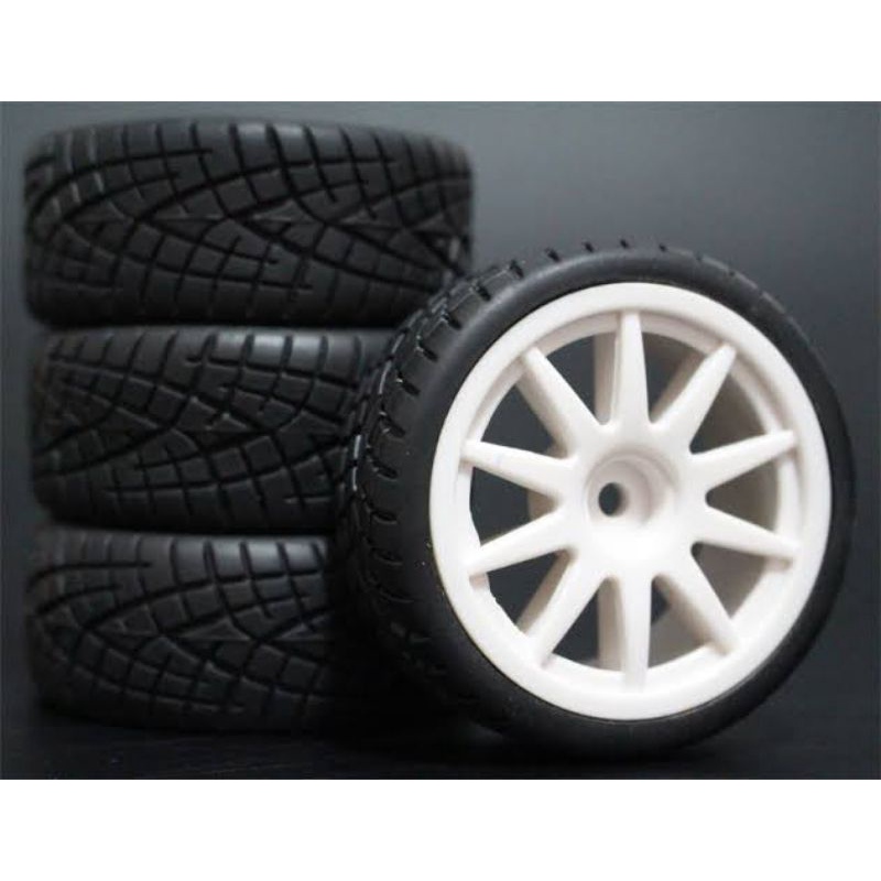 Pneumatici Auto Radiocomandate Pneumatici In Gomma AUSTAR AX-8010 Per Auto RC 1:10 - Compatibili Con Traxxas, HSP, Tamiya, HPI, Kyosho Pneumatici Auto RC 1:10