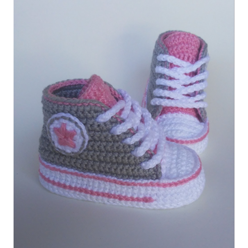 Crochê Infantil Tenis All Star Em Croche Para Bebe Passo A Passo