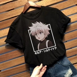 Camiseta Basica Camisa Hunter x Hunter Killua Fofo Anime Japanese Unissex