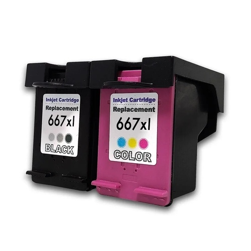 667XL Ink Cartridge Black High-Yield Compatible for HP 1275 2374 2375