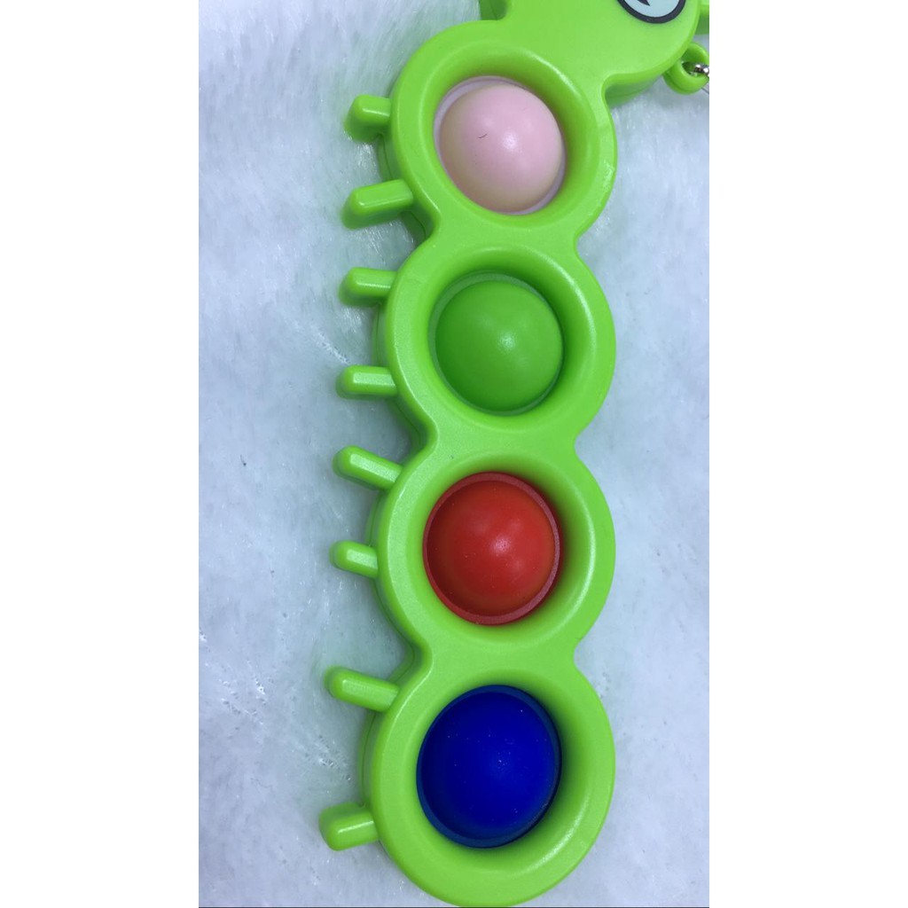 Brinquedo sensorial push Bubble de silicone, brinquedo de apertar de  silicone, jogo de quebra-cabeça infantil com letras do alfabeto, alivia o  estresse e a ansiedade, brinquedo de