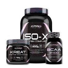 Kit Whey Protein Iso-X 900g + Creatina 150g + BCAA 60 Caps – Xpro Nutrition