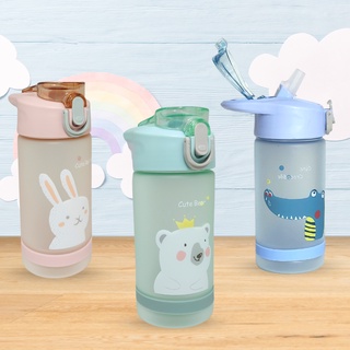 Garrafa / Squeeze Canudo Infantil Plástico / garrafa de água Infantil 500ml - TOP