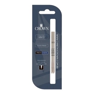 Carga CROWN Esferográfica Mini D1