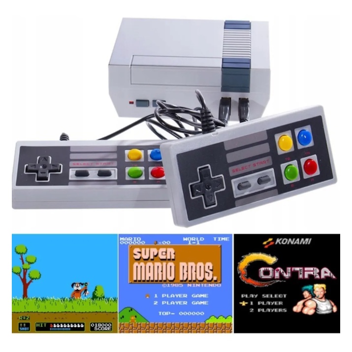 Videogame Gamestation Com 600 Jogos 8-bits E Dois Controles nes-tv em  Promoção na Americanas