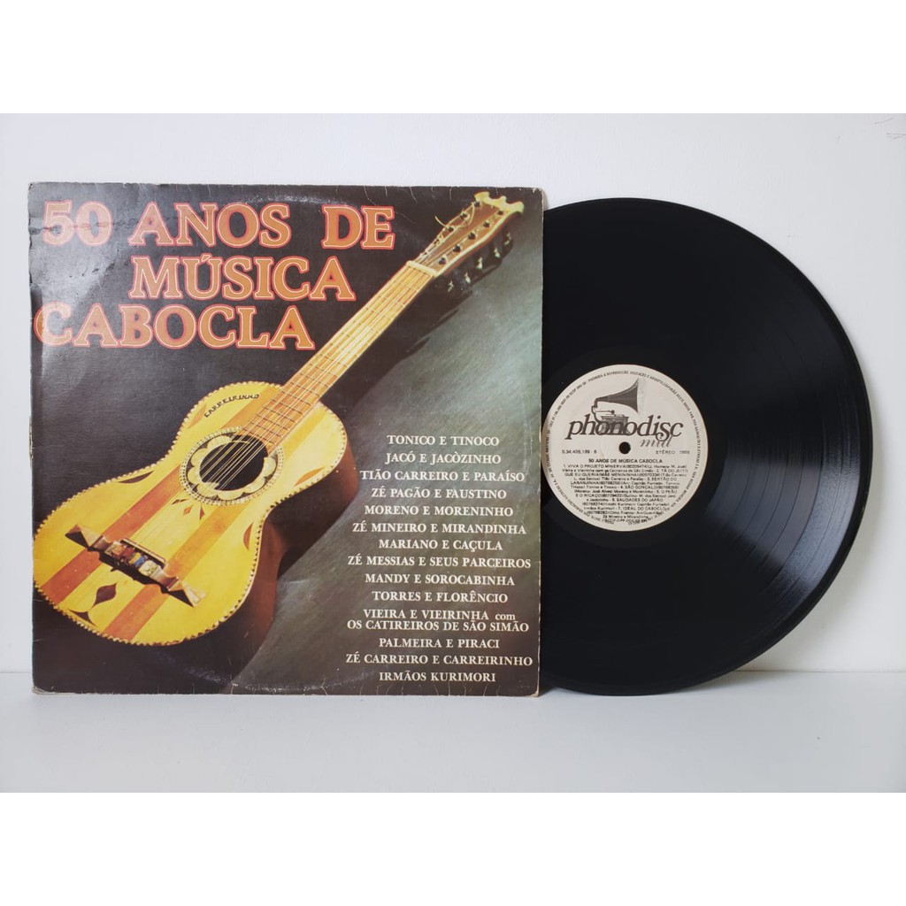 Lp 50 Anos De Música Cabocla - Vários Artistas