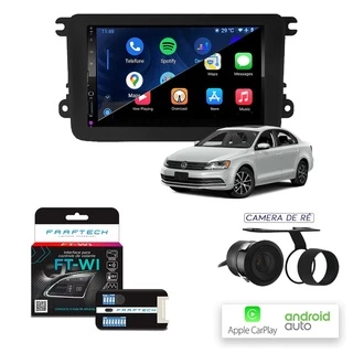 CarPlay Android Auto - Jetta com Interface -