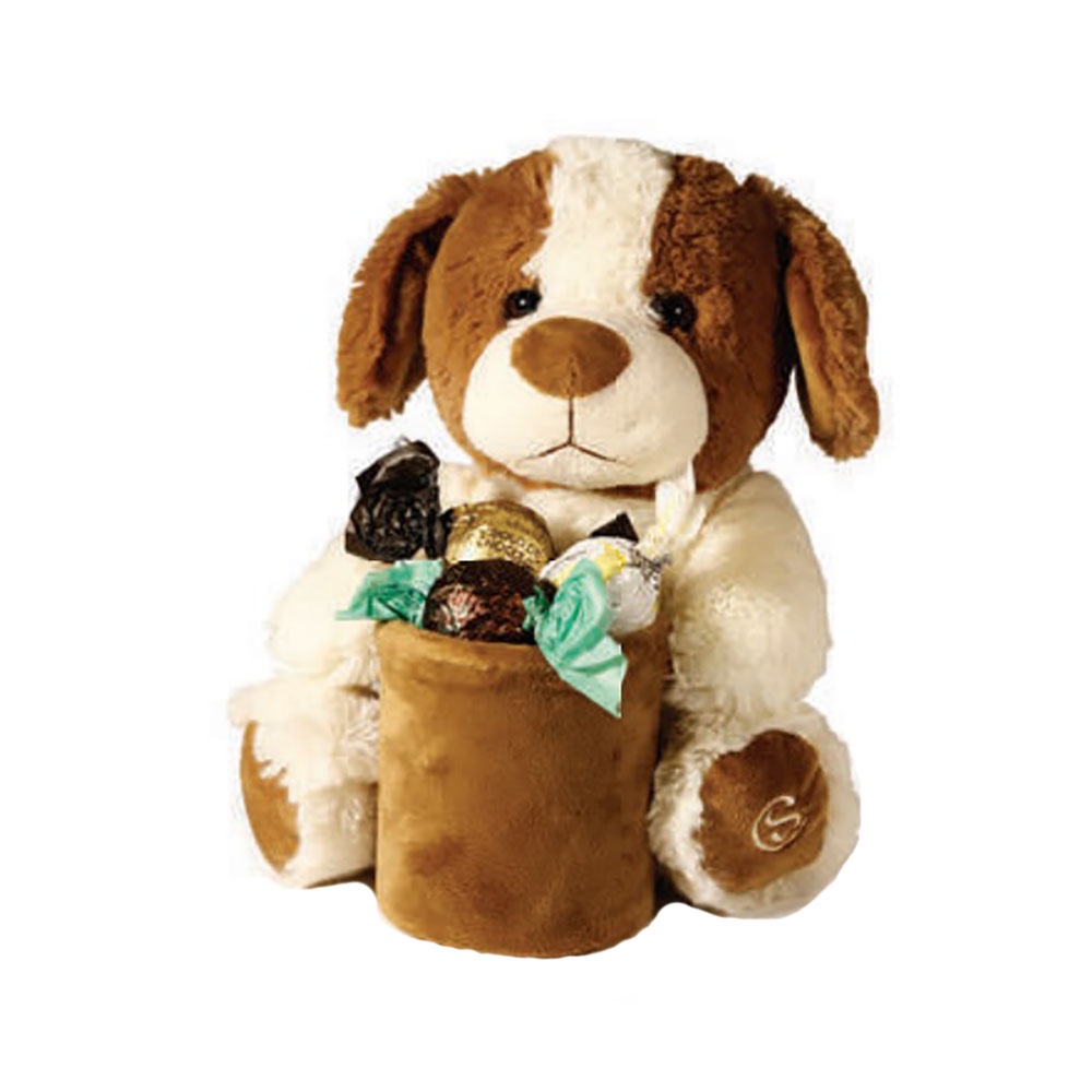 Presente Cacau Show Trufas Com Cachorro De Pelúcia