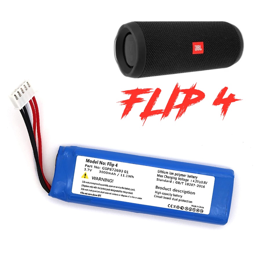 Bateria JBL Flip 4 3000mAh Gsp872693 01 P76309803a Pronta Entrega