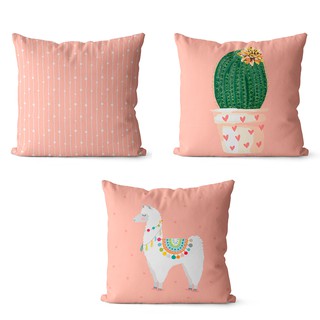 Kit 3 capas de almofadas decoração 45x45