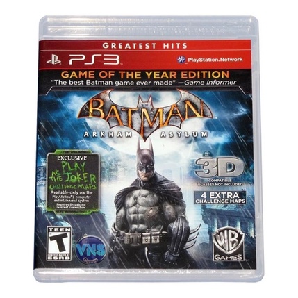 Jogo Batman Arkham City: Goty Edition PS3