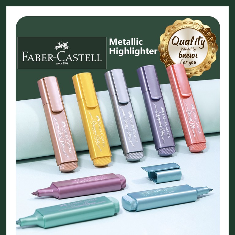 Marcador Textliner Metallic Faber Castell