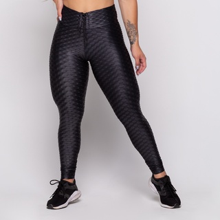 Calça Legging Levanta Bumbum - Poa Vermelha com Tule - Super