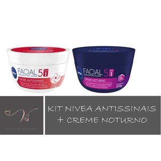 Kit Nivea Creme Antissinais + Kit Nivea Creme Noturno