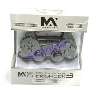 Controle para PlayStation 3 S/Fio MAX-CT1 - MaxMídia