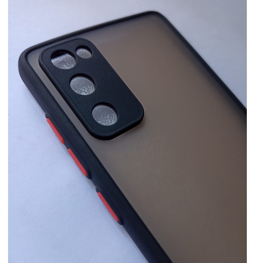 Capa Capinha Case Translúcida Fosca Preta Samsung Galaxy S20 Fe