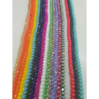 Cristal Achatado Chinês 8MM - Outras Cores