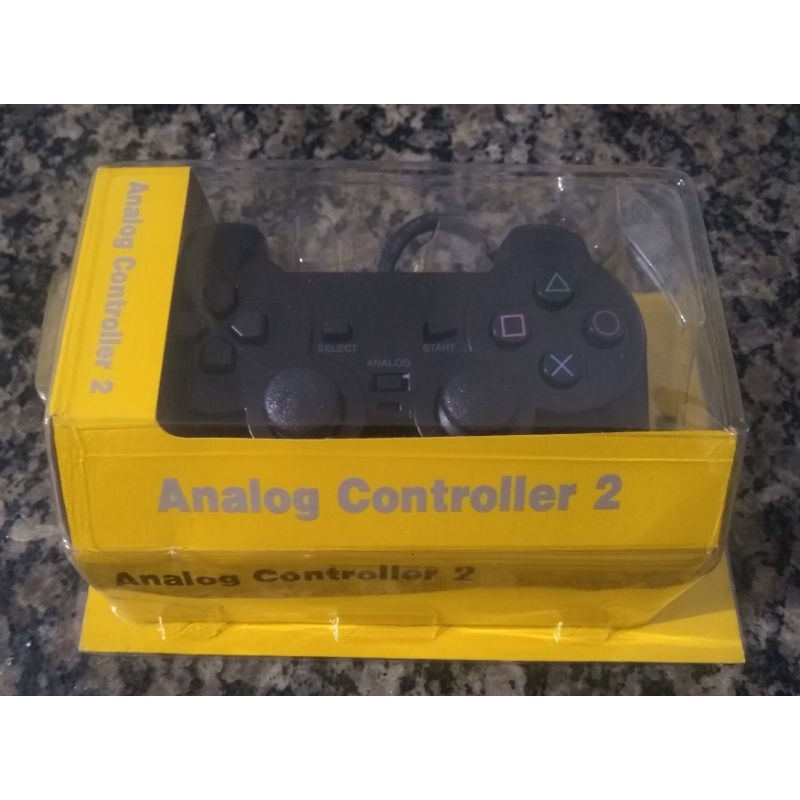 Controle Joystick PS2 Playstation 2 Duall Analog Novo | Shopee Brasil