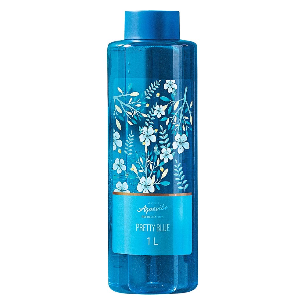 AVON AQUAVIBE PRETTY BLUE 1L | Shopee Brasil