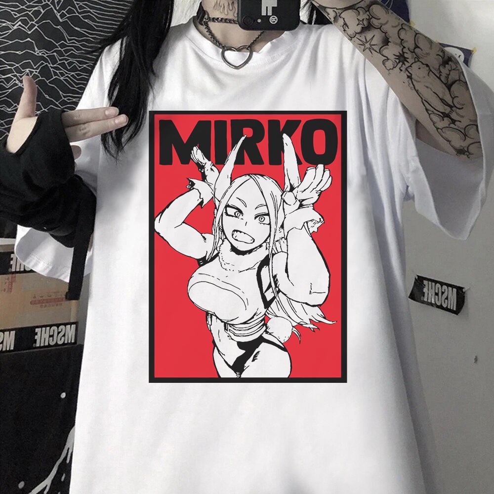 Camiseta Mirko Boku no Hero Unissex | Shopee Brasil