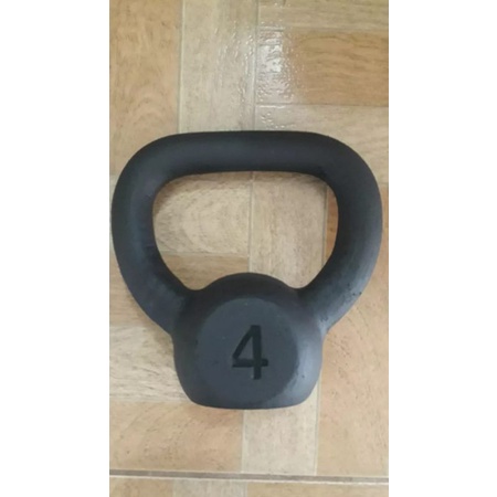 Kettlebell Emborrachado 8 KG Fitness / Musculação Peso de Academia Halter