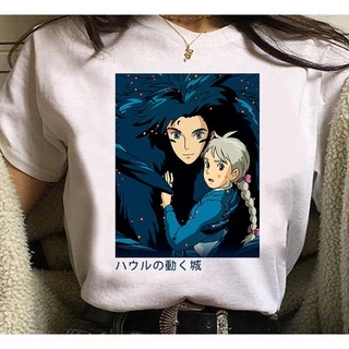 Camiseta Feminina Anime Castelo Animado Filme Unissex