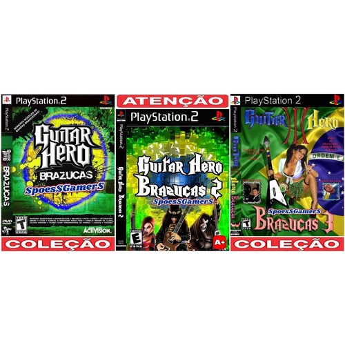 Guitar Hero 3 Brazucas 1, 2 E 3 Coleção (3 Jogos) Ps2 Patch | Shopee Brasil