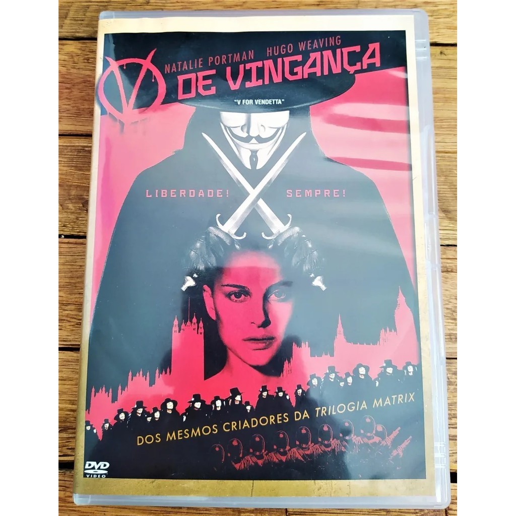 V de Vingança (DVD) - James McTeigue - Hugo Weaving - Natalie Portman - DVD  Zona 2 - Compra filmes e DVD na