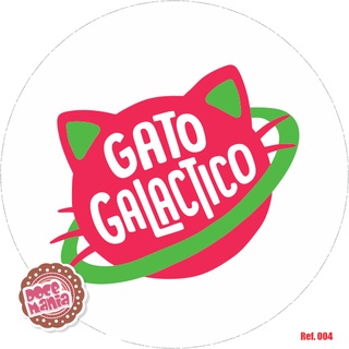 Painel Redondo - Gato Galactico - Sublimado 3D - Sublitex, painéis