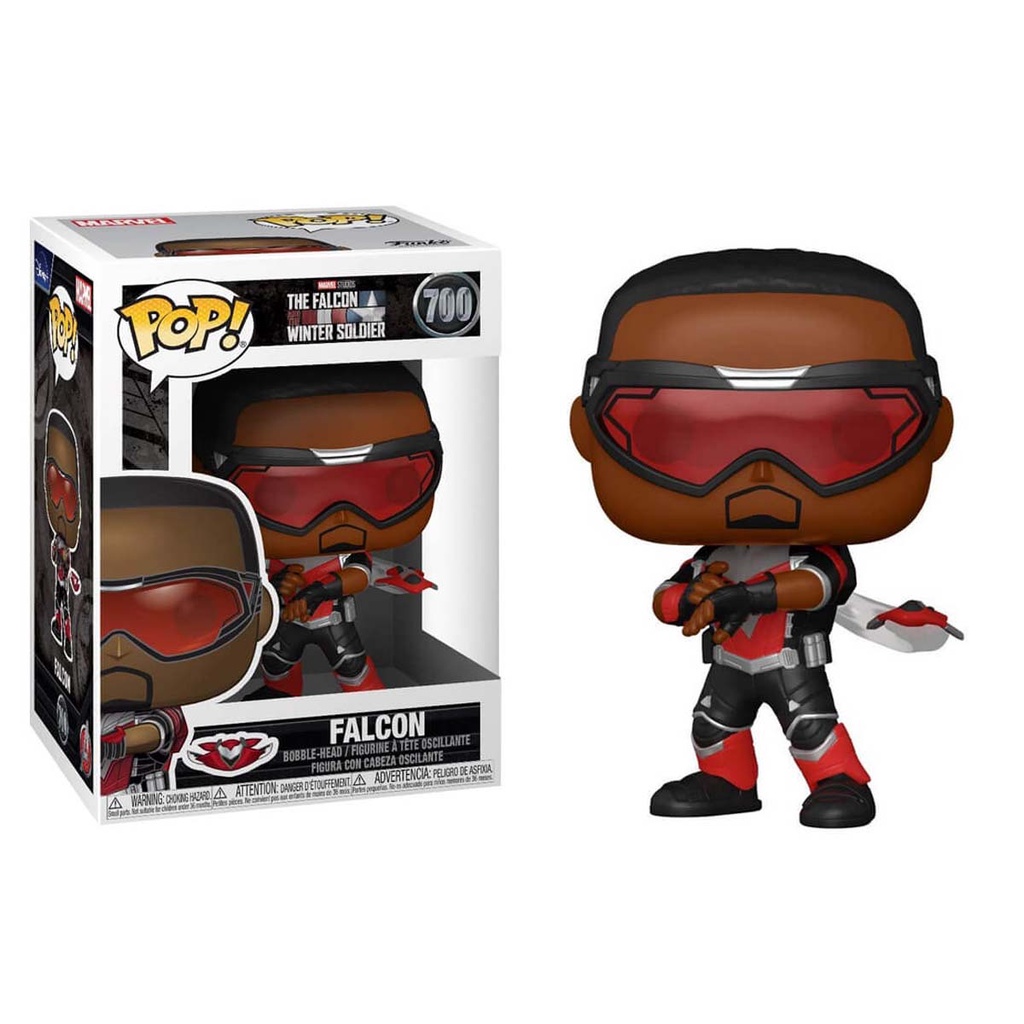 Funko POP! Marvel – The Falcon And The Winter Soldier – Winter Soldier – Figurine Vinyle 9,5 Cm – Collector – Cadeau Fan Marvel