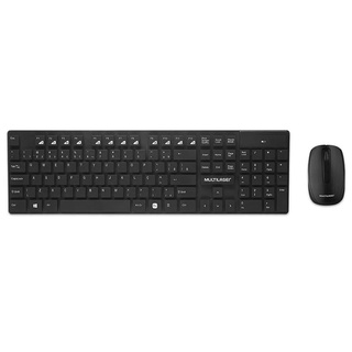 Combo Teclado e mouse Multimidia Sem Fio Flutuante TC251 Multilaser