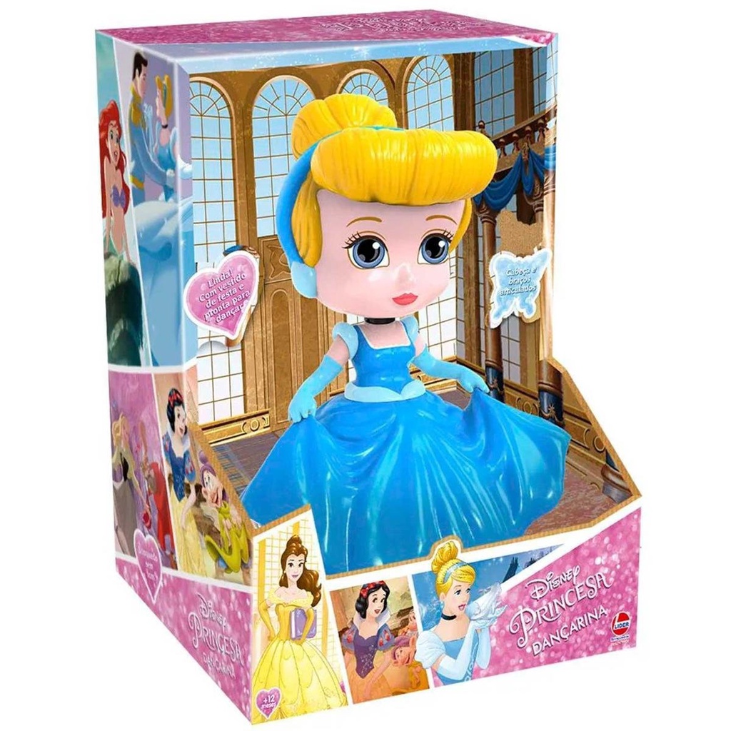 brinquedo Boneca cinderela dançarina - lider 2880 | Shopee Brasil