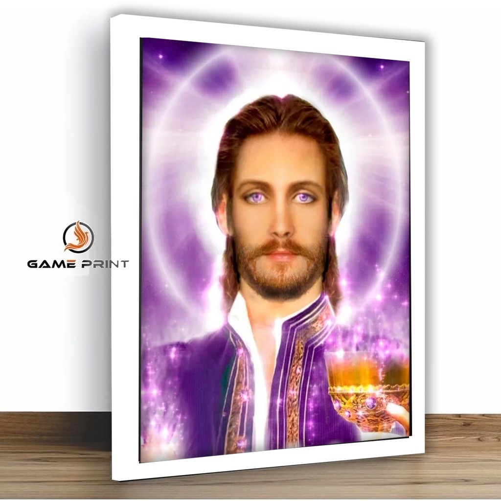 Quadro Mestre Saint Germain Moldura branca E Vidro 45x35 Cm Shopee Brasil