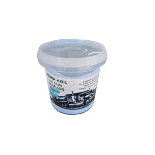 Pedra Azul Em Pasta P/ Polimento (500gr) Roda Tanque Cromado