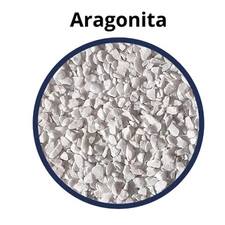 Substrato de Aragonita para Aquário Marinho e Ciclídeo Africano 1Kg