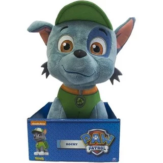 Pelúcia Rocky Patrulha Canina Tam Grande Original Paw Patrol Sunny Brinquedos Nickelodeon