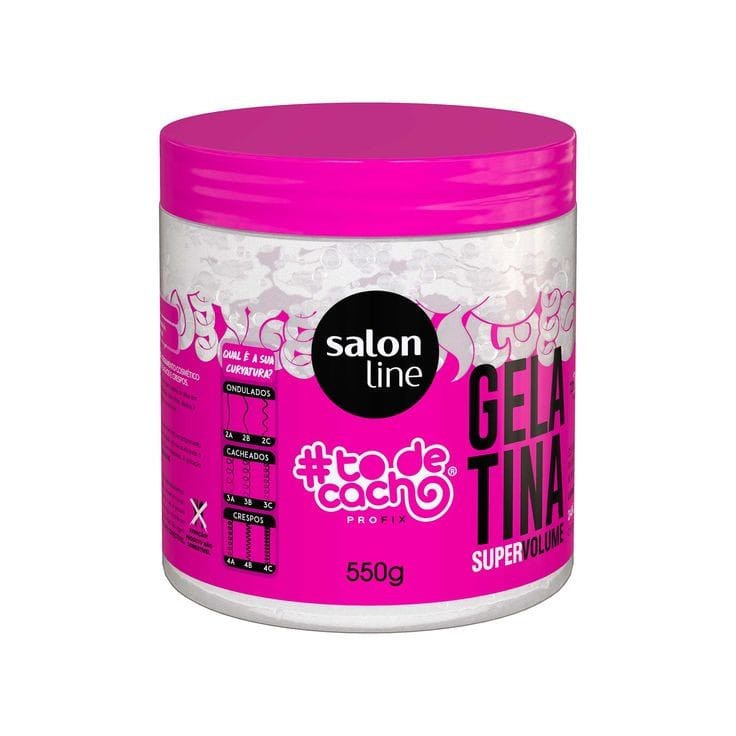 Gelatina todecacho Salon Line 550g Rosa | Shopee Brasil