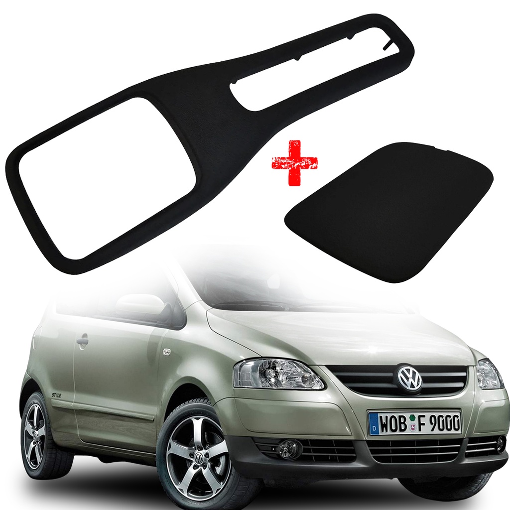 Prolongador + Tampa Console Alavanca Freio Mão Space Fox 2004/2017