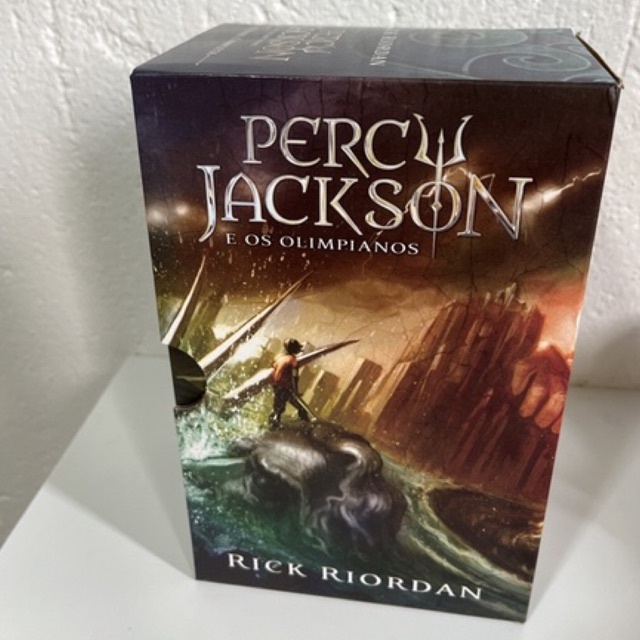 Box Percy Jackson E Os Olimpianos Shopee Brasil