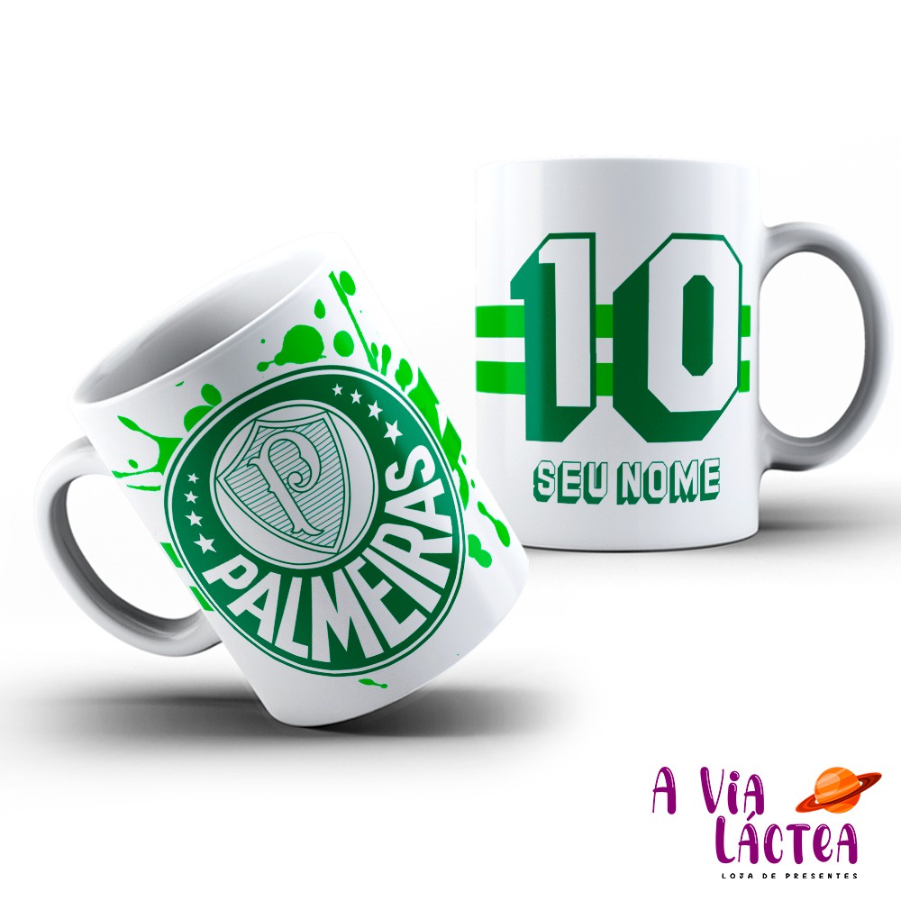 Caneca do Palmeiras - Personalizada com Seu Nome | Shopee Brasil