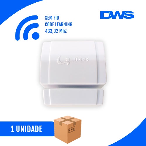 Sensor Magnetico Sem Fio Para Alarmes Sm7000 Lider | Shopee Brasil