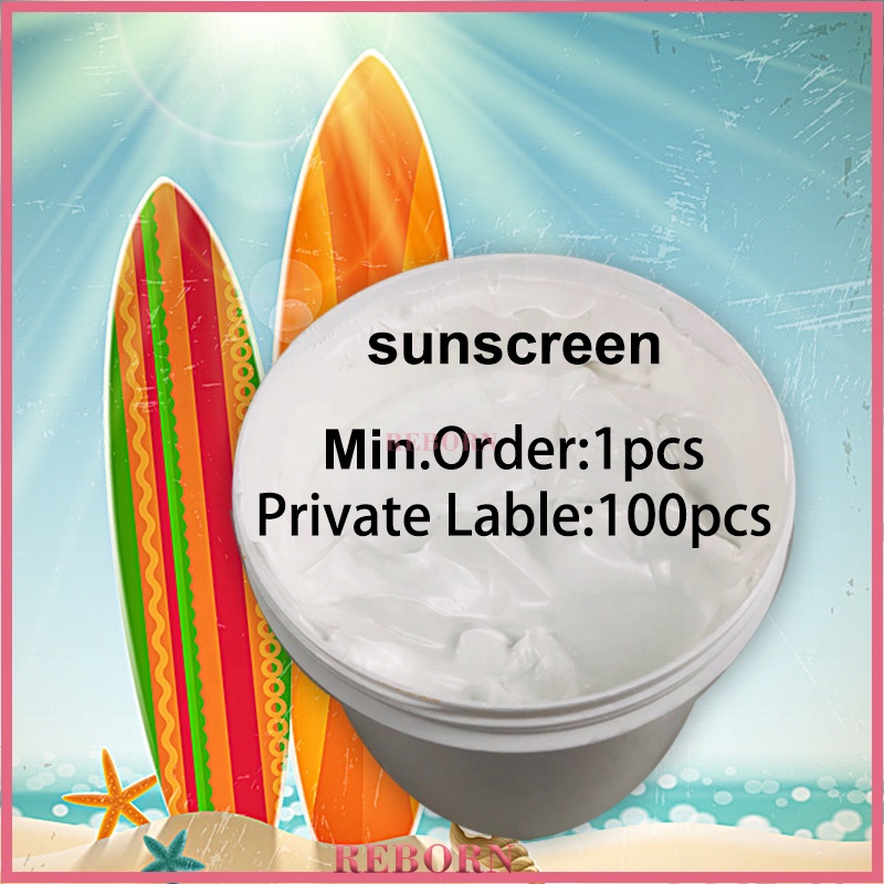 Protetor Solar REBORN SPF50 + Anti-UV Físico OEM Mini 100g 10g Amostra ...