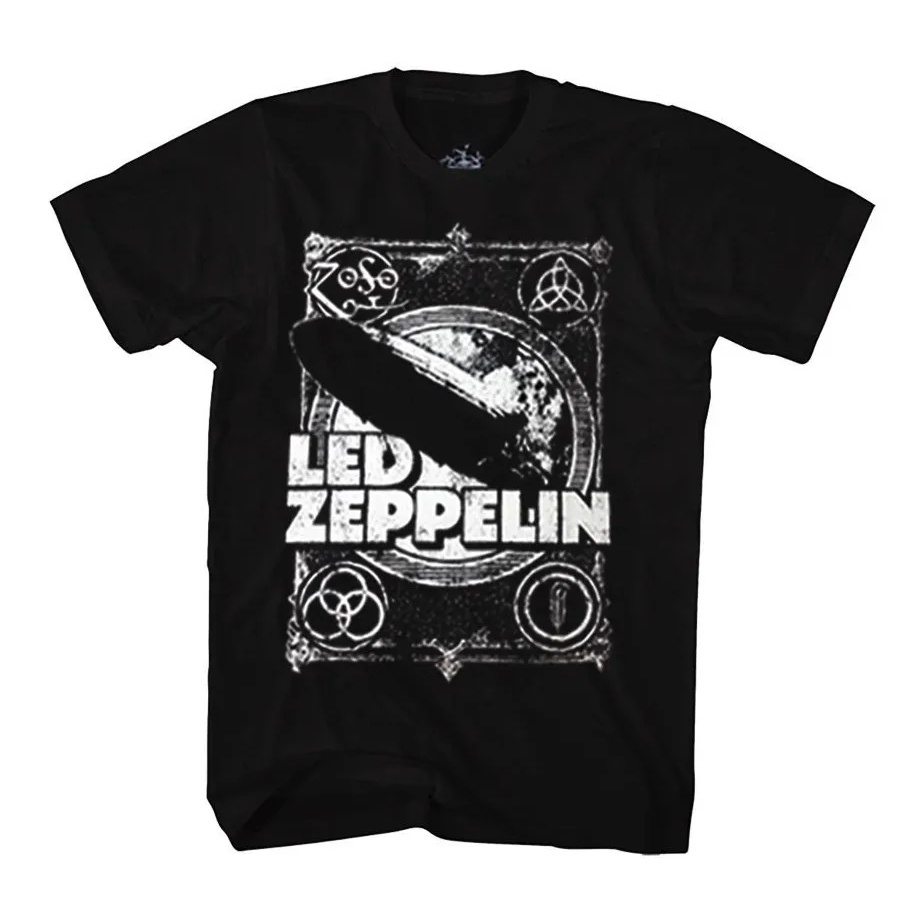 Camiseta Led Zeppelin Camisa Banda De Rock Unissex Fashion | Brasil