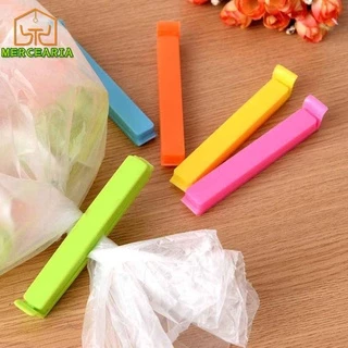 10 unidades de plástico colorido para alimentos pino de vedação, clipe de vedação clipe de vedação clipe de vedação de cor aleatória reutilizável